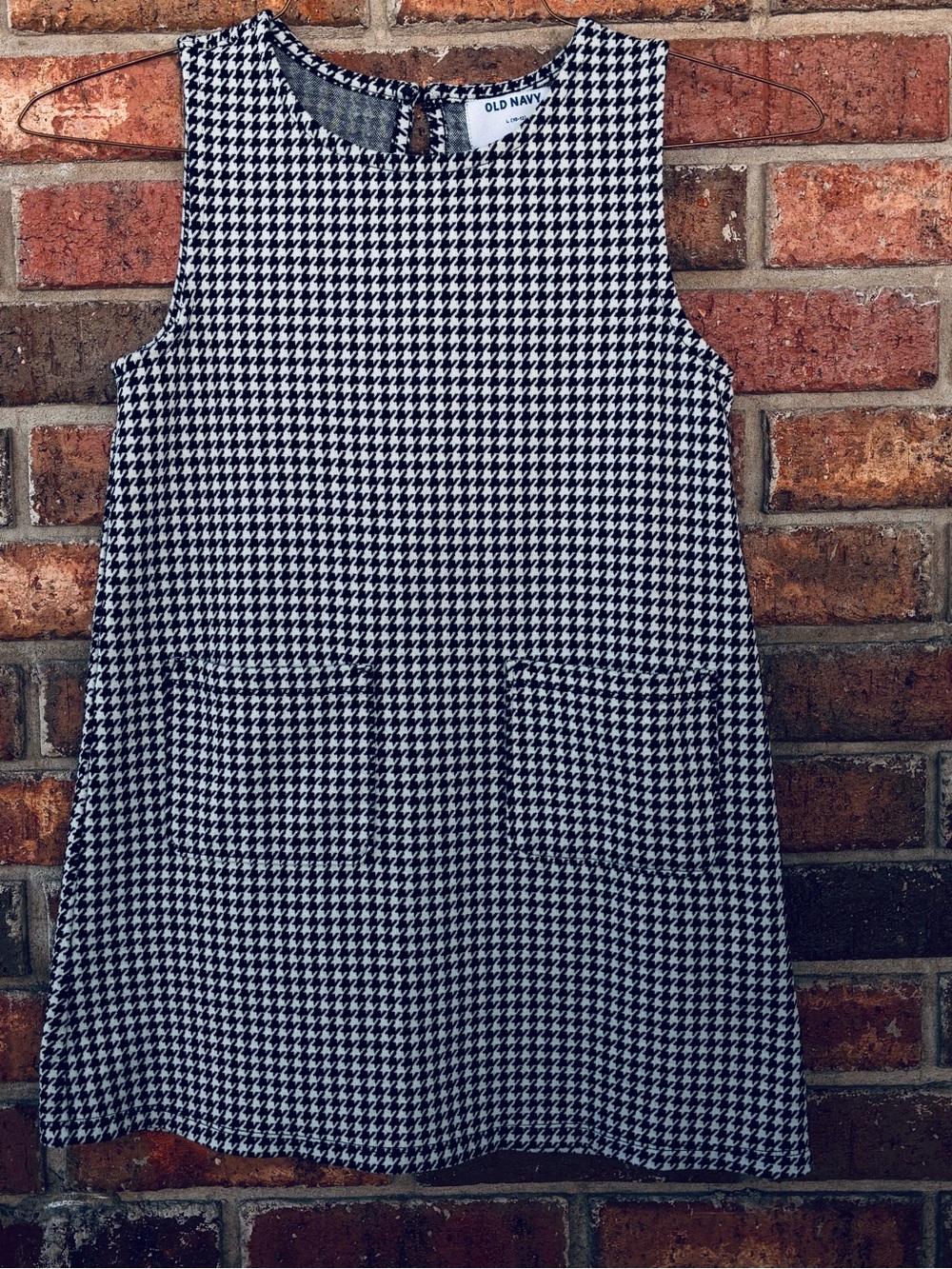 Old Navy Girls Houndstooth Jumper 10-12